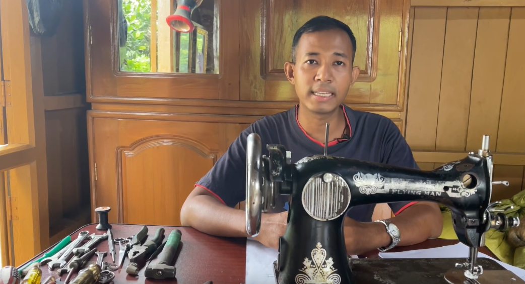 Simple sewing machine